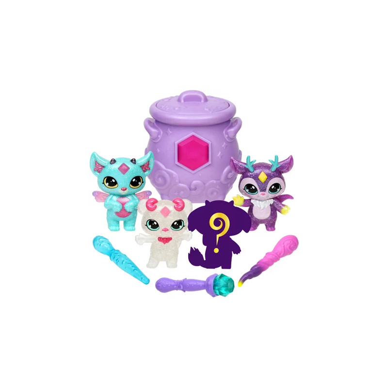 Pack de 4 petits compagnons mystères - MAGIC MIXIES