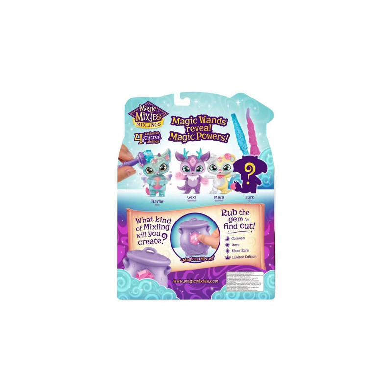 Pack de 4 petits compagnons mystères - MAGIC MIXIES