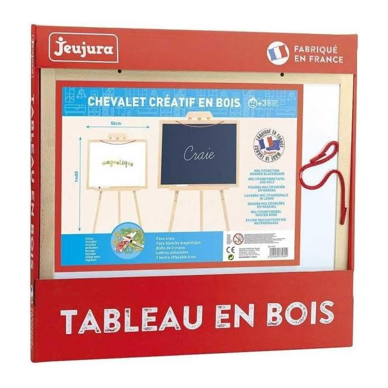 Chevalet créatif en bois - JEUJURA Chevalet créatif en bois - JEUJURA