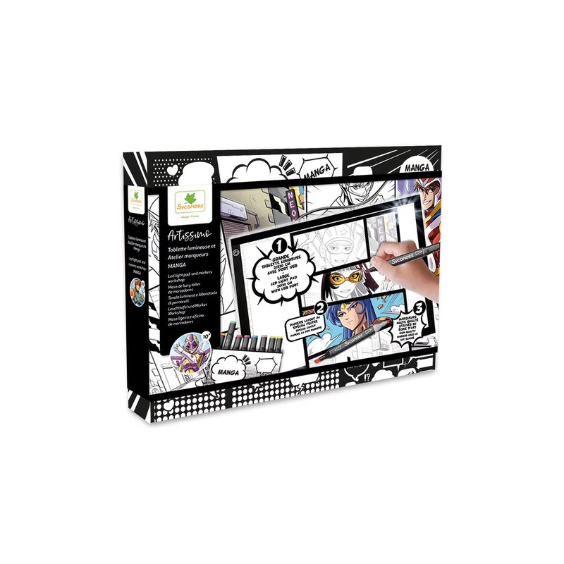 Tablette lumineuse XXL Manga - SYCOMORES