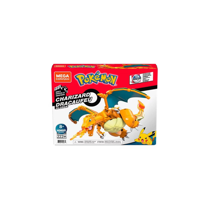 Dracaufeu à construire - MEGA Dracaufeu à construire - MEGA