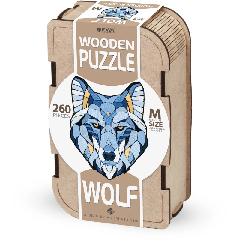 Puzzle bois loup 260 pièces - ECOWOOD