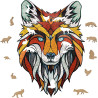Puzzle bois renard 141 pièces - EWA Puzzle bois renard 141 pièces - EWA