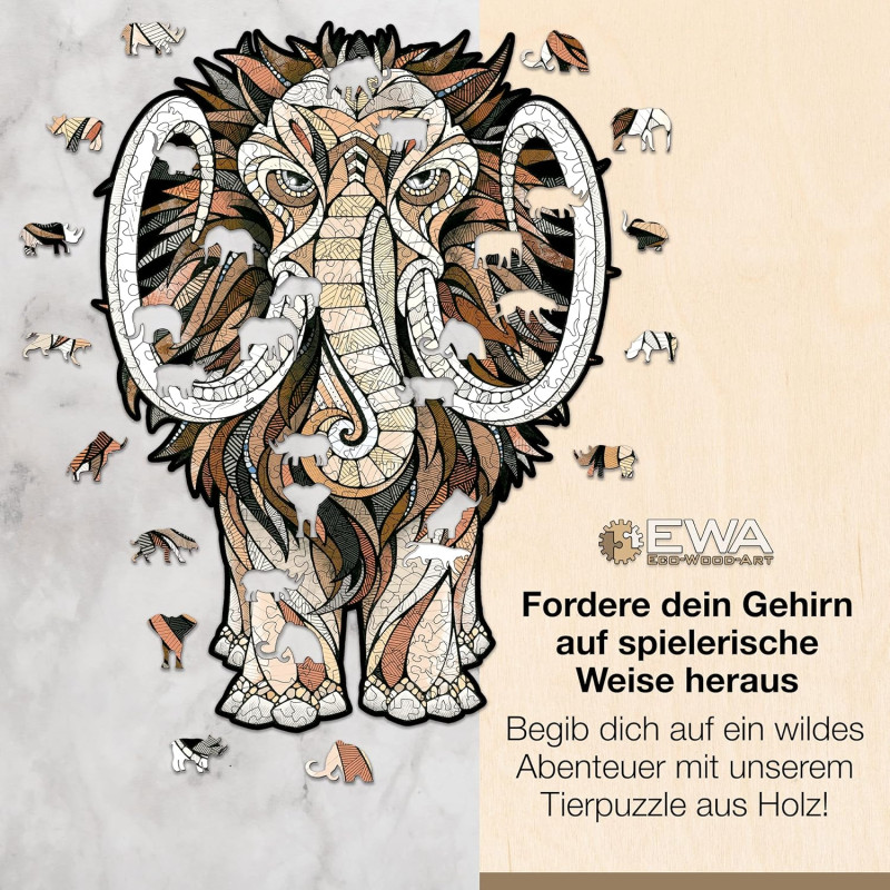 Puzzle bois renard 141 pièces - EWA Puzzle bois renard 141 pièces - EWA