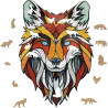 Puzzle bois renard 141 pièces - EWA Puzzle bois renard 141 pièces - EWA