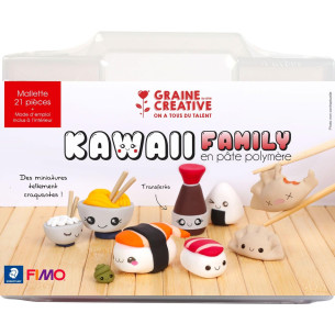 Mallette Fimo Kawai Asie - GRAINE CREATIVE