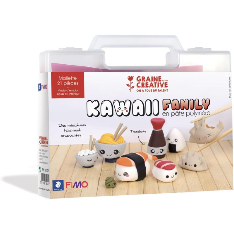 Mallette Fimo Kawai Asie - GRAINE CREATIVE Mallette Fimo Kawai Asie - GRAINE CREATIVE
