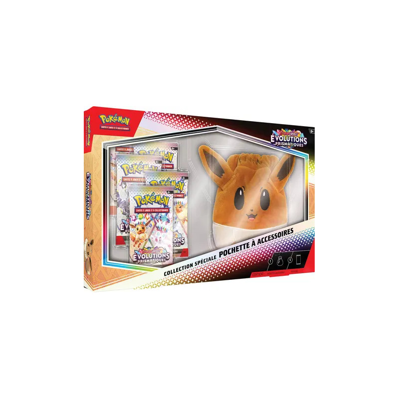 Coffret 5 boosters EV8.5 écarlate et violet - évolutions prismatiques - POKÉMON