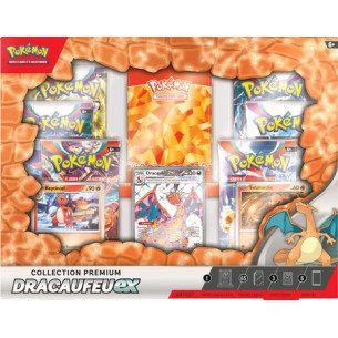 Coffret Premium Dracaufeu-ex Novembre 2023 - POKÉMON