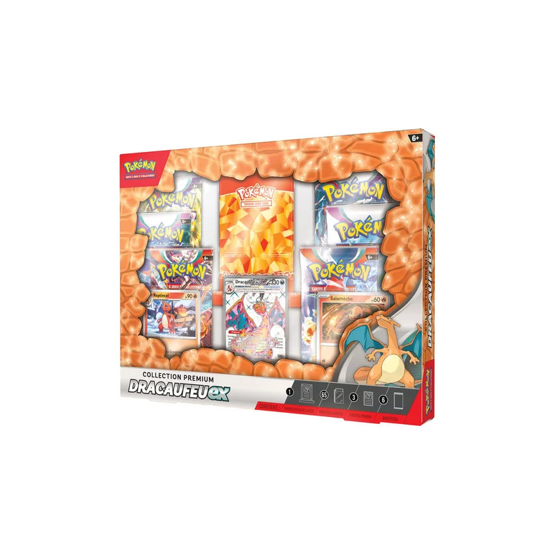Coffret Premium Dracaufeu-ex Novembre 2023 - POKÉMON