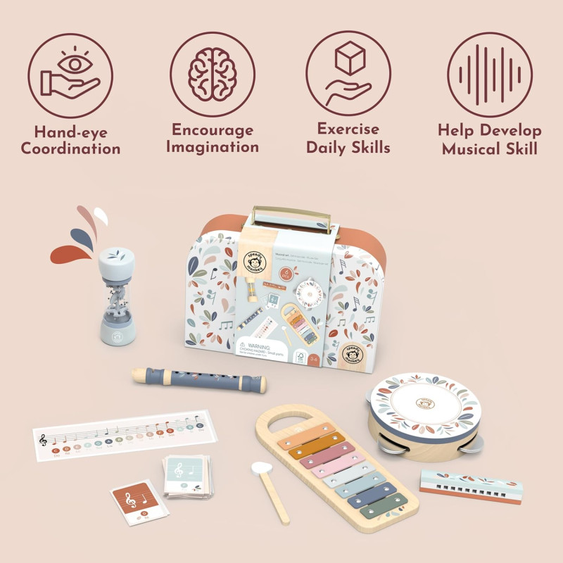 Set musical 5 instruments - SPEEDY MONKEY