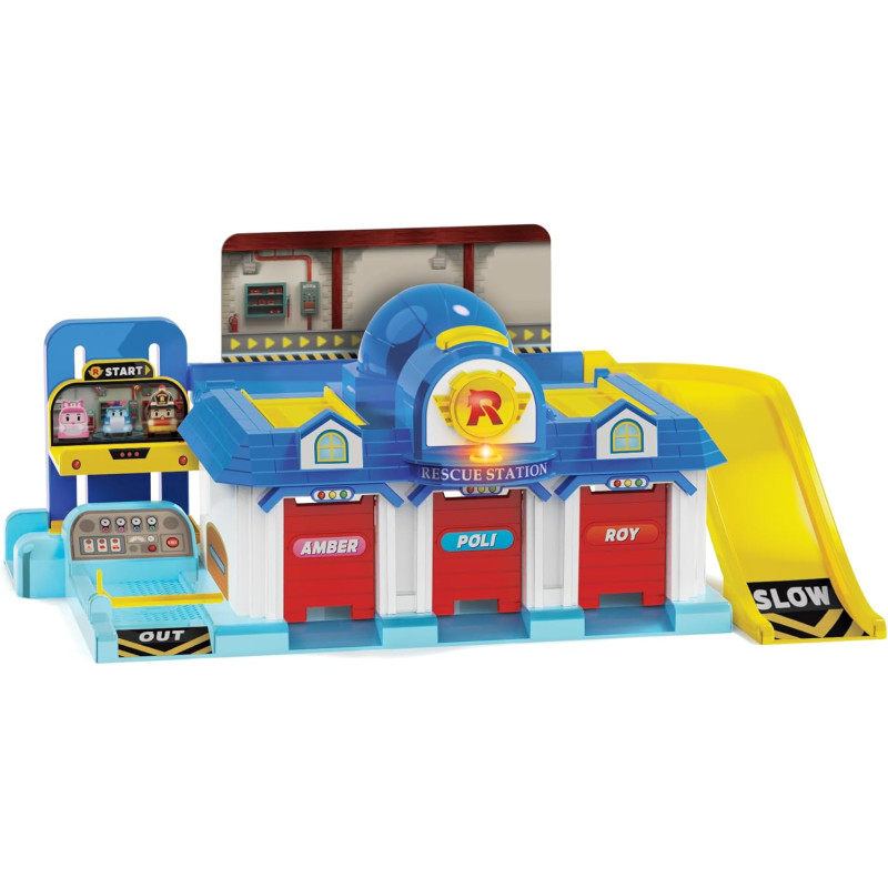 Playset quartier général - Robocar Poli - SILVERLIT