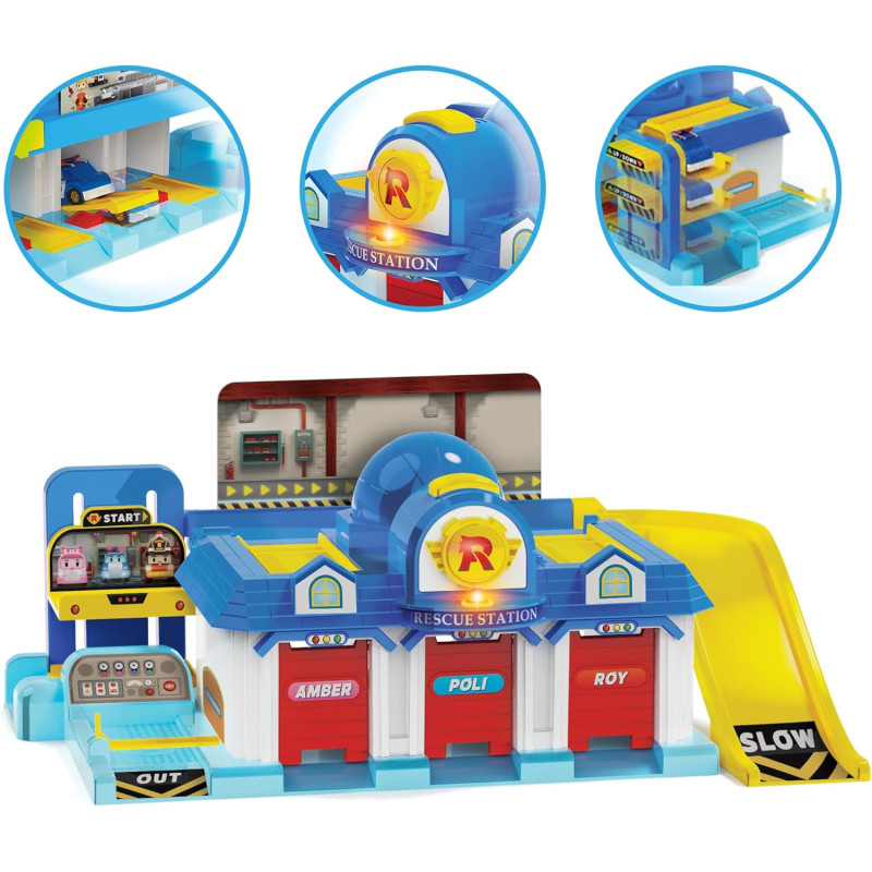 Playset quartier général - Robocar Poli - SILVERLIT