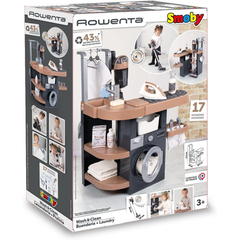 Rowenta wash&clean buanderie - SMOBY