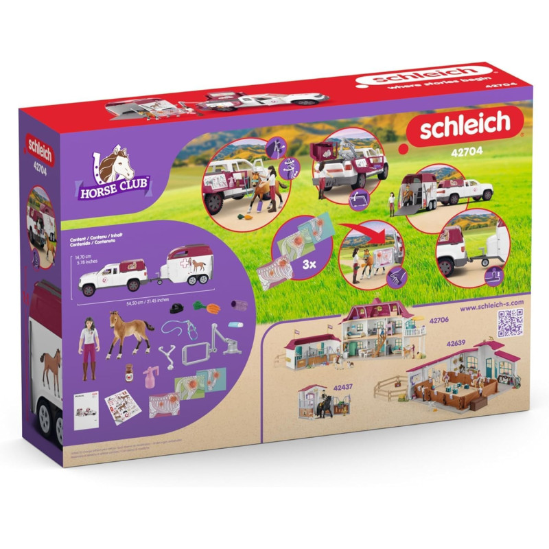 Vétérinaire mobile remorque - SCHLEICH