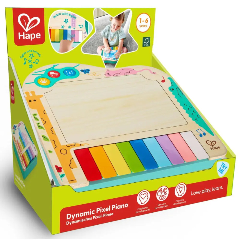 Piano pixel intéractif - HAPE