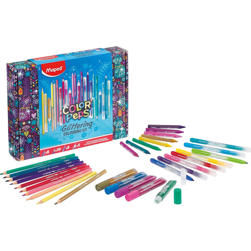 Kit de coloriage scintillant - MAPED