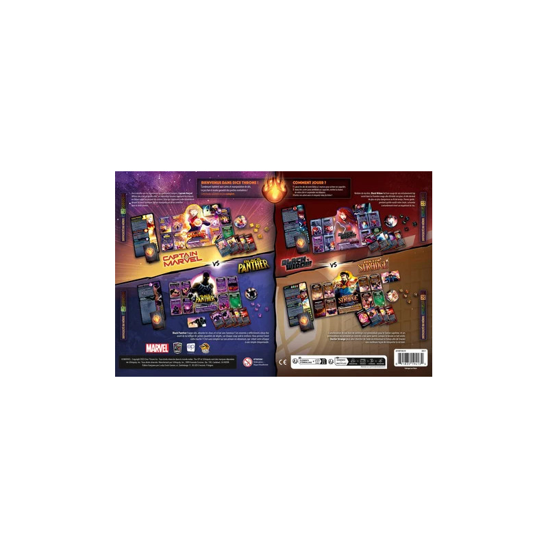 Jeu Dice Throne Marvel - LUCKY DUCK GAME