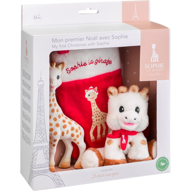 Coffret mon 1er Noël avec Sophie La Girafe - VULLI
