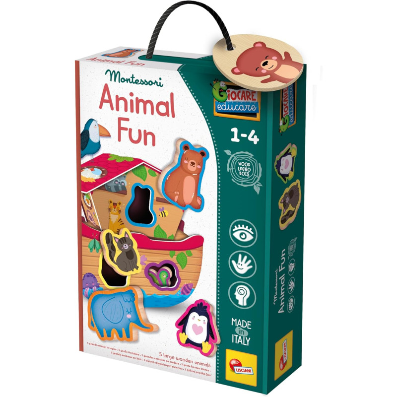 Les animaux en bois Montessori Baby - LISCIANI