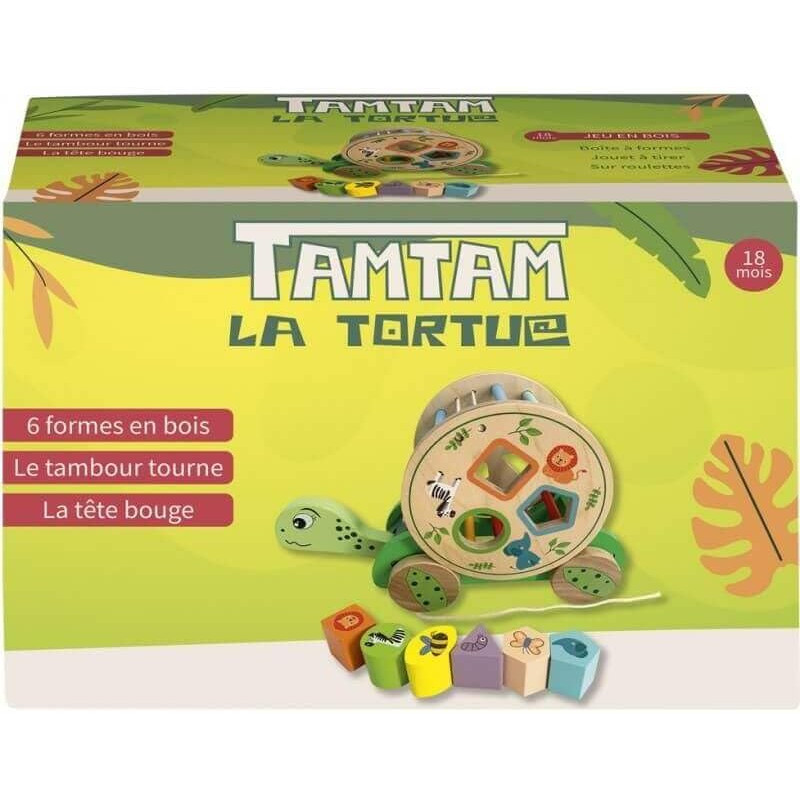 Tortue 8 formes en bois - WDK