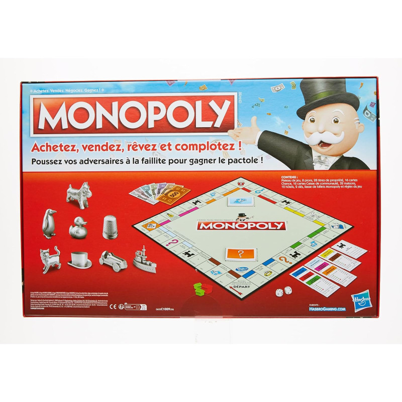 Monopoly classique - HASBRO GAMING