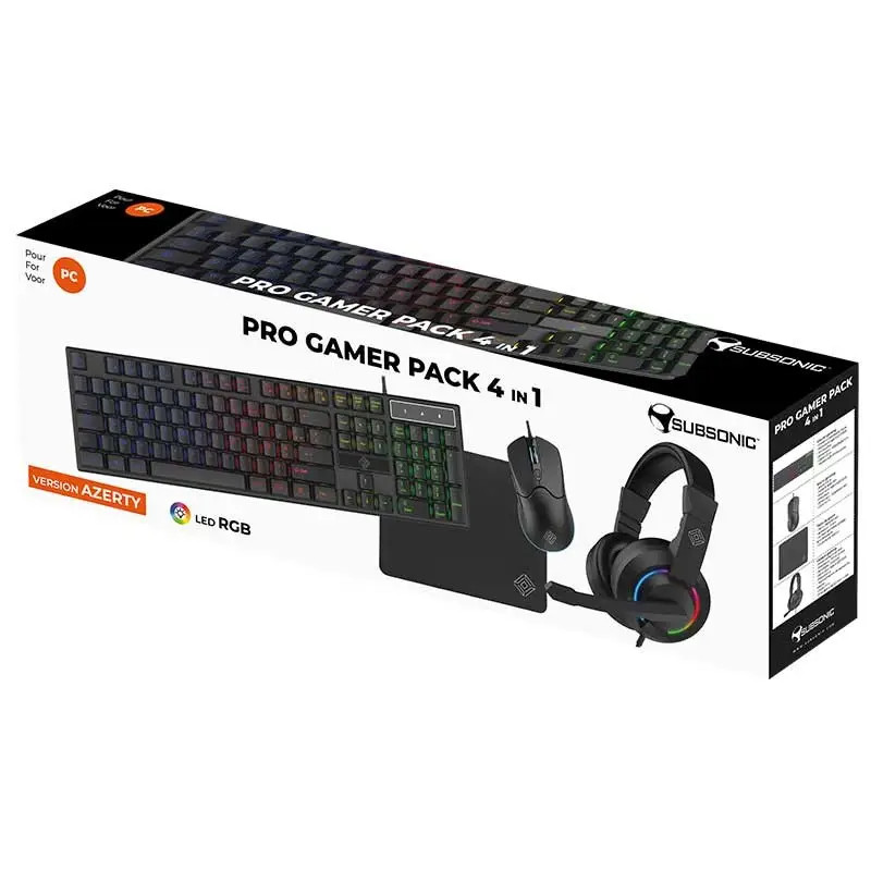 Pack gaming pour PC 4 en 1 - SUBSONIC