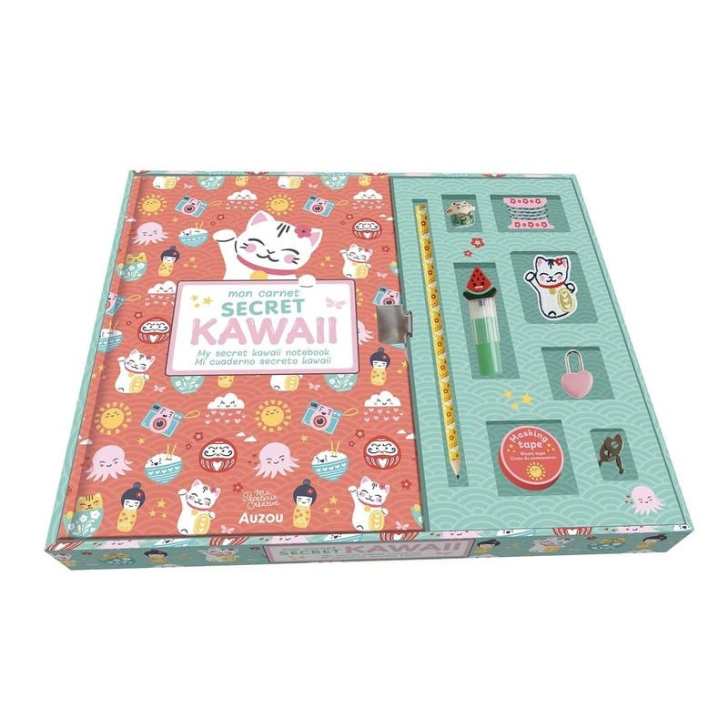 Mon coffret papeterie Kawaii - AUZOU