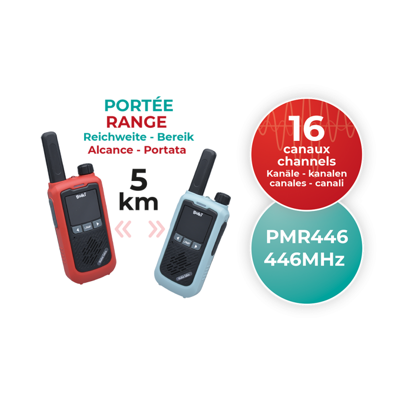 Talkies-walkies rechargeables - BUKI