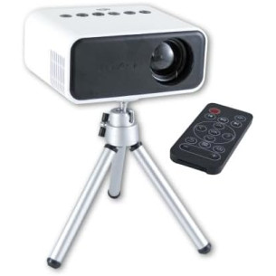 Mini-vidéoprojecteur LED WiFi avec télécommande - INOVALLEY