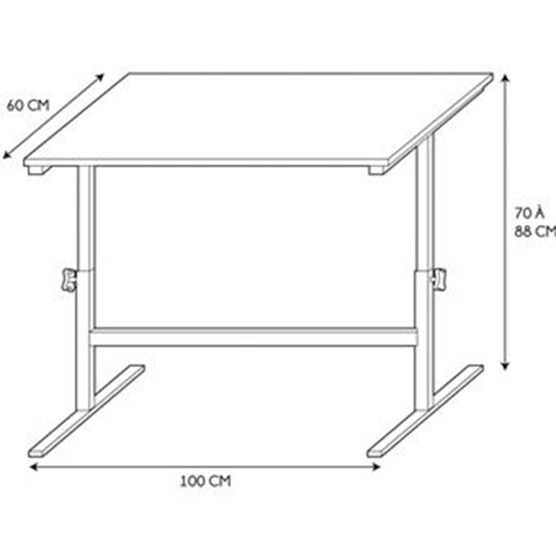 Bureau réglable en hauteur - CMP