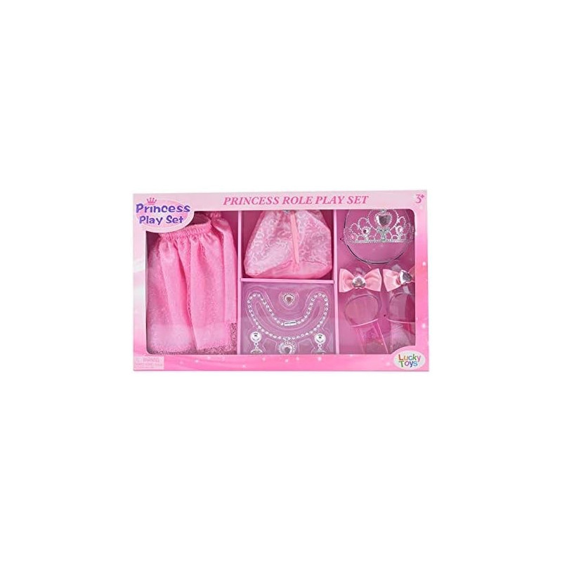 Coffret déguisement princesse rose - CESAR
