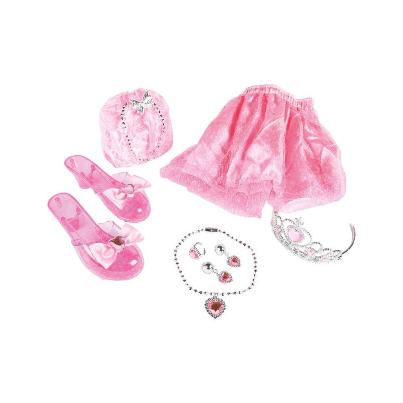 Coffret déguisement princesse rose - CESAR