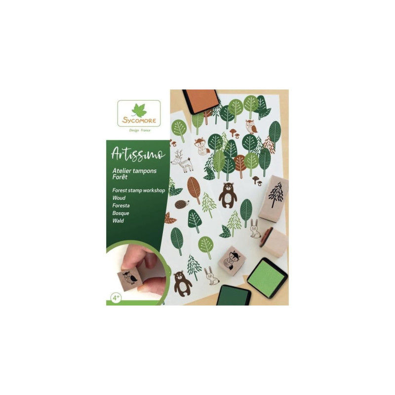 Atelier tampon La forêt - SYCOMORE