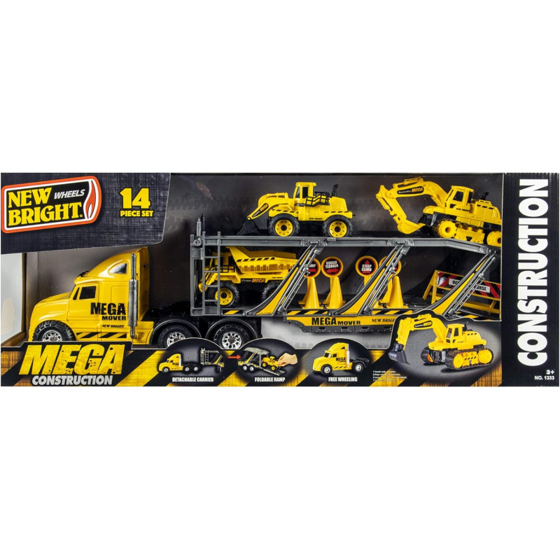 Camion transport - Travaux Public - 3 engins - NEW BRIGHT