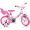 Vélo 12P enfant rose - DINO BIKES
