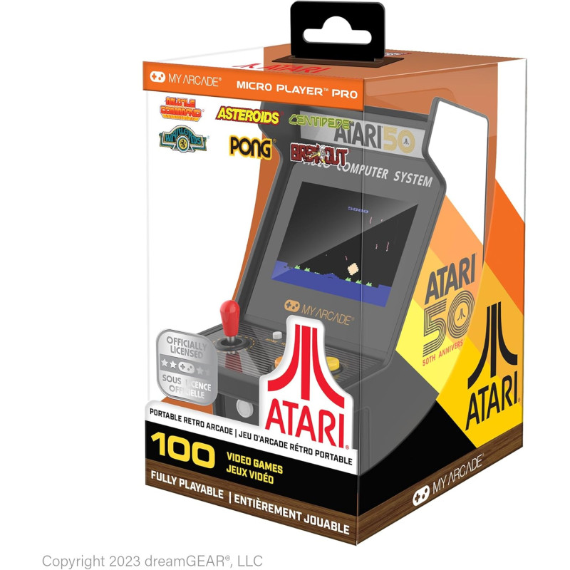 Mini console borne d'arcade - ATARI