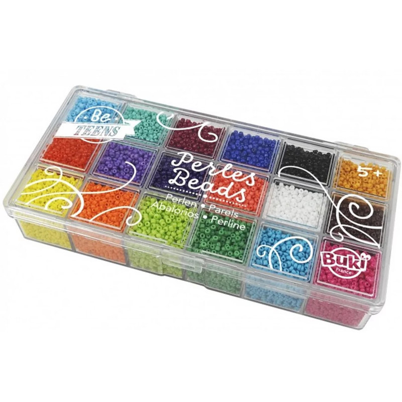 Boîte perles opaques - BUKI