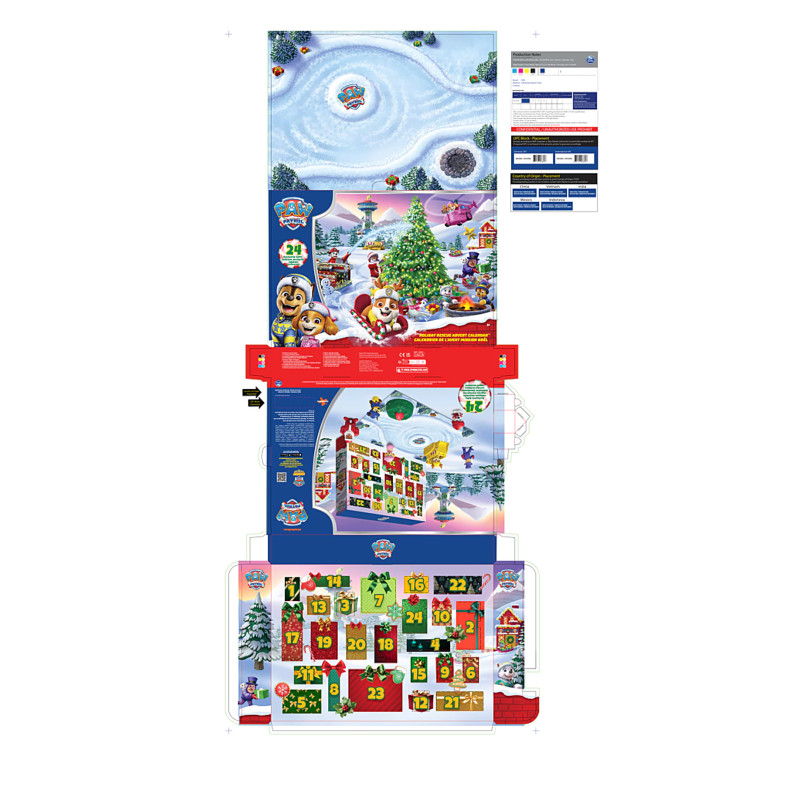 Calendrier de l'Avent Pat'Patrouille - SPIN MASTER