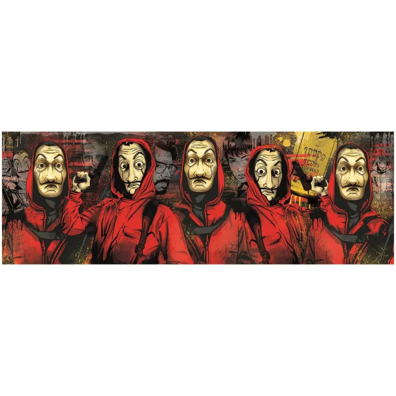 Puzzle La Casa de Papel Panorama 1000 pièces - CLEMENTONI