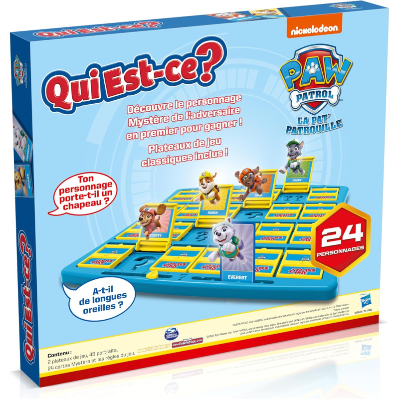 Qui est-ce ? Pat'Patrouille - HASBRO