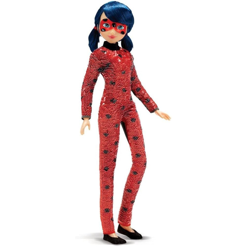 Poupée Marinette sequins Miraculous - BANDAI