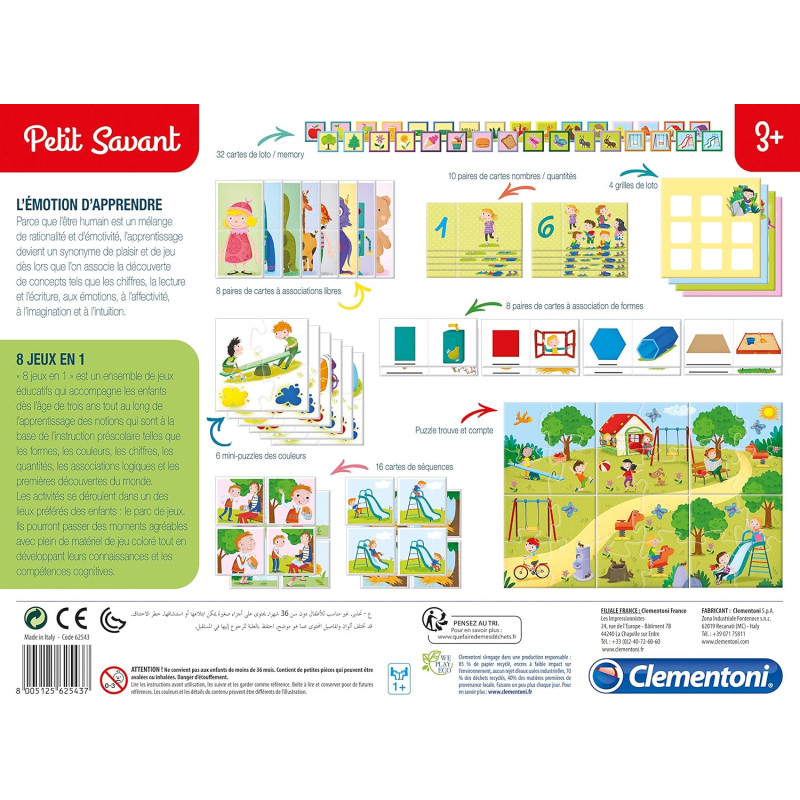 8 jeux en 1 - CLEMENTONI