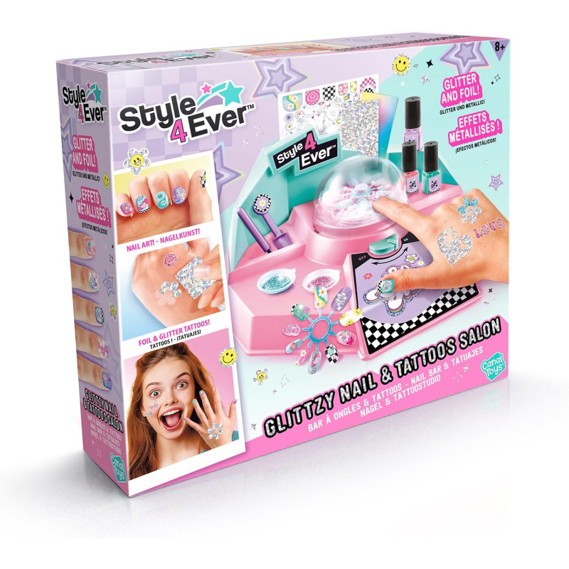 Glittzy bar à ongles et tatoo - CANAL TOYS
