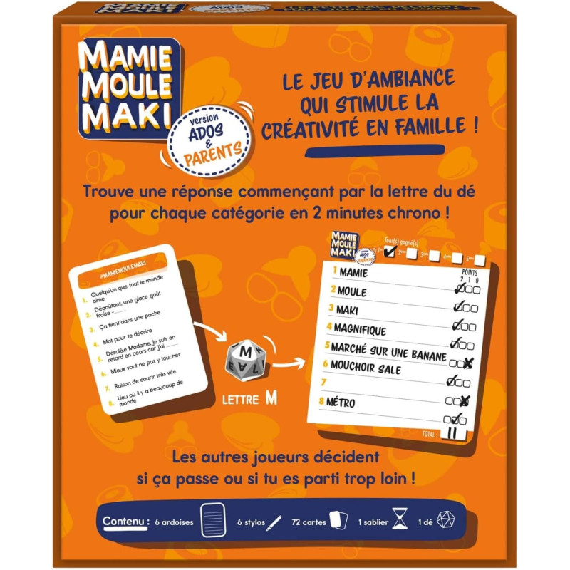 Mamie moule Maki ados et parents - GIGAMIC