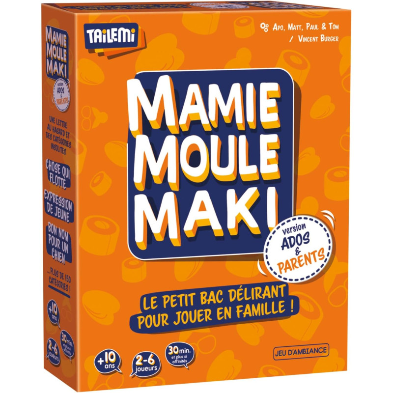 Mamie moule Maki ados et parents - GIGAMIC
