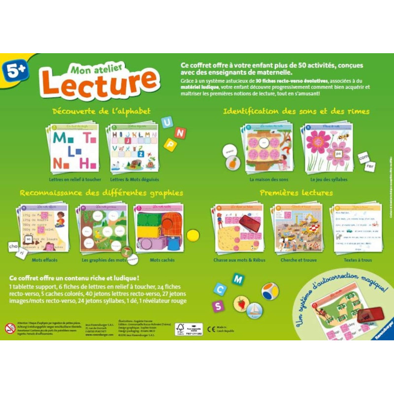 Mon atelier lecture - RAVENSBURGER