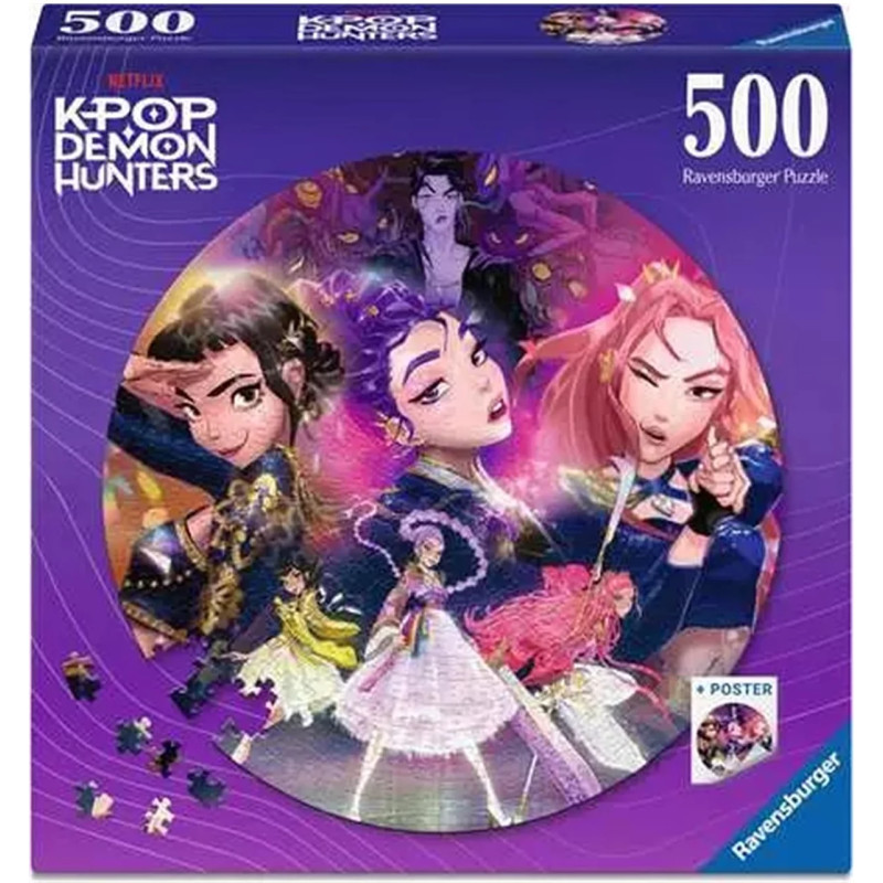 Puzzle rond KPOP Demon Hunters - RAVENSBURGER