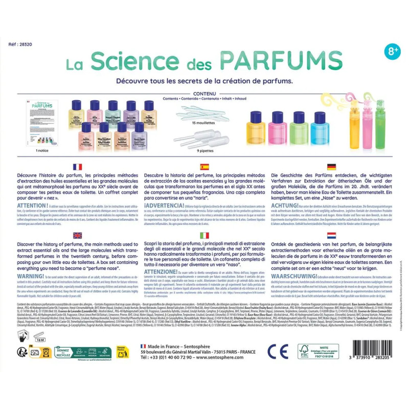 La science des parfums - SENTOSPHERE