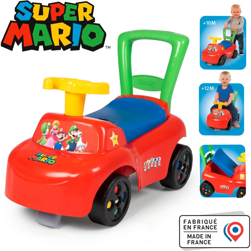 Super Mario porteur auto - SMOBY